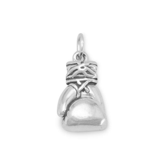 Large Oxidized Boxing Glove Charm freeshipping - Higher Class Elegance