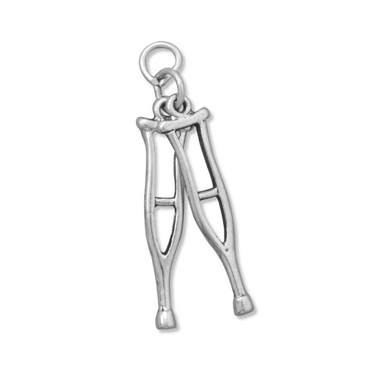 Pair of Crutches Charm freeshipping - Higher Class Elegance