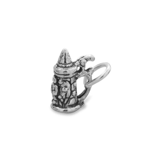 Oxidized Beer Stein Charm freeshipping - Higher Class Elegance