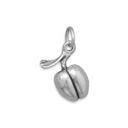 Oxidized Peach Charm freeshipping - Higher Class Elegance