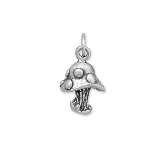 Oxidized Mushroom Charm freeshipping - Higher Class Elegance
