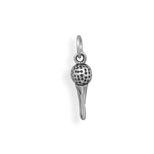 Golf Ball on Tee Charm freeshipping - Higher Class Elegance