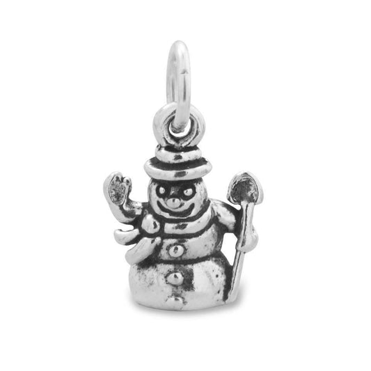 Oxidized Snowman Charm freeshipping - Higher Class Elegance