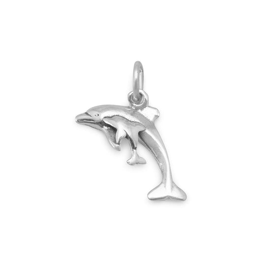 Dolphin with Calf Charm freeshipping - Higher Class Elegance
