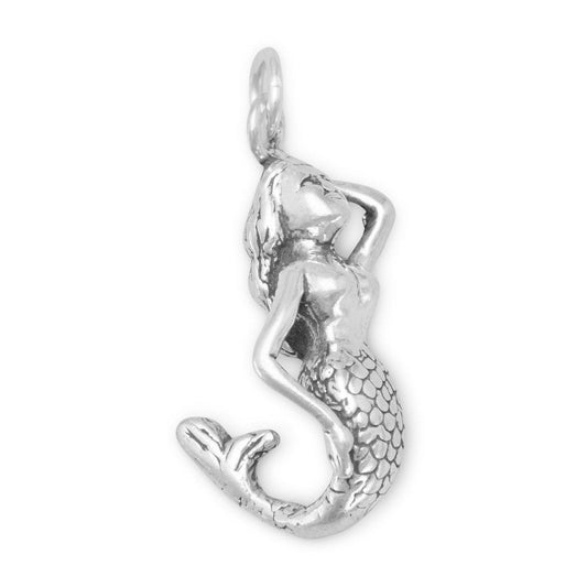 Oxidized Mermaid Charm freeshipping - Higher Class Elegance