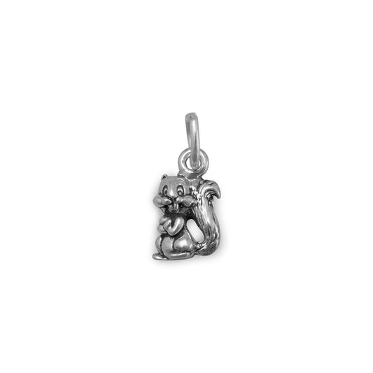 Oxidized Chipmunk Charm freeshipping - Higher Class Elegance