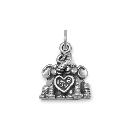 Elephants in Love Charm freeshipping - Higher Class Elegance