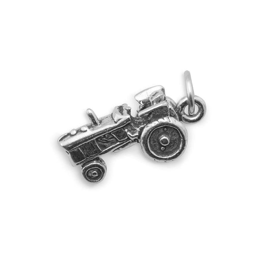 Oxidized Tractor Charm freeshipping - Higher Class Elegance