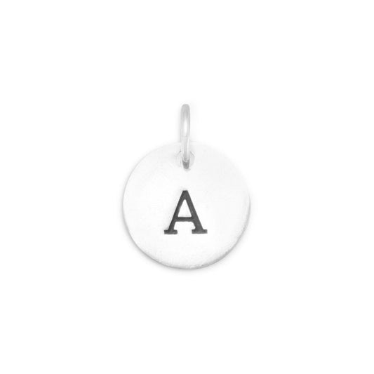 Oxidized Initial "A" Charm freeshipping - Higher Class Elegance