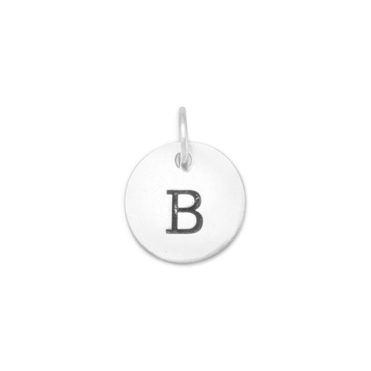 Oxidized Initial "B" Charm freeshipping - Higher Class Elegance