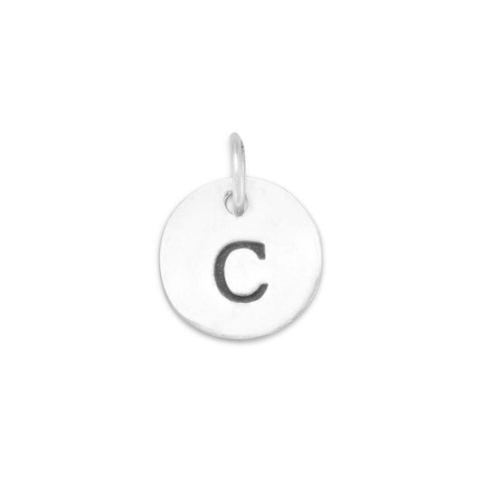 Oxidized Initial "C" Charm freeshipping - Higher Class Elegance