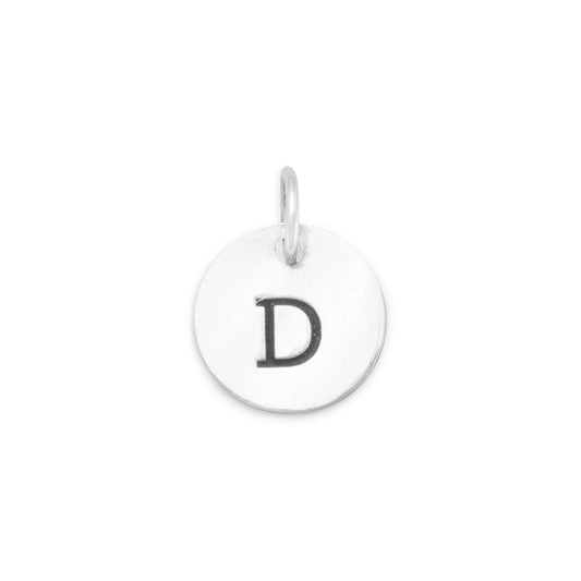 Oxidized Initial "D" Charm freeshipping - Higher Class Elegance
