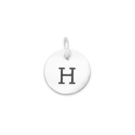 Oxidized Initial "H" Charm freeshipping - Higher Class Elegance