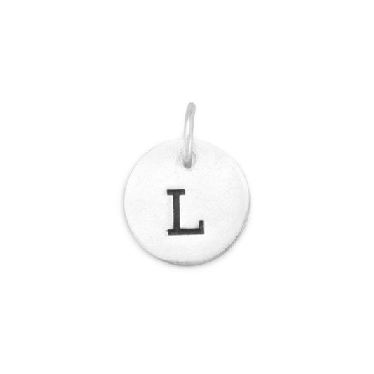Oxidized Initial "L" Charm freeshipping - Higher Class Elegance
