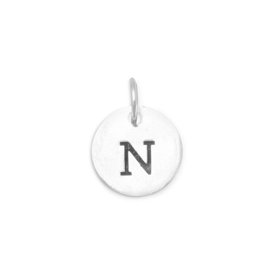 Oxidized Initial "N" Charm freeshipping - Higher Class Elegance