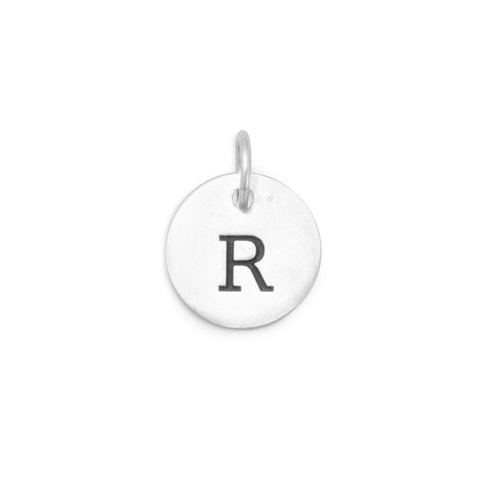 Oxidized Initial "R" Charm freeshipping - Higher Class Elegance