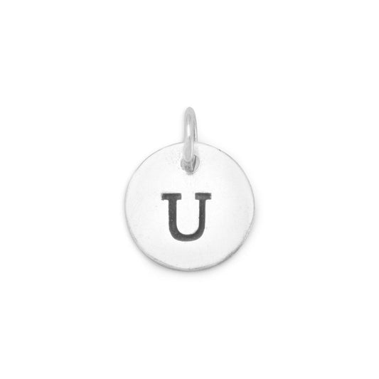 Oxidized Initial "U" Charm freeshipping - Higher Class Elegance