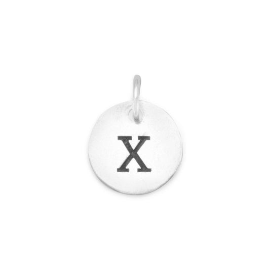 Oxidized Initial "X" Charm freeshipping - Higher Class Elegance