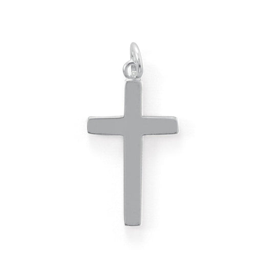 Medium Polished Cross Charm freeshipping - Higher Class Elegance