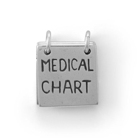 Take a Peak! Movable Medical Chart Charm freeshipping - Higher Class Elegance