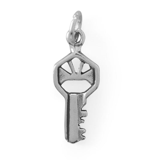 You Hold The Key! Oxidized Charm freeshipping - Higher Class Elegance