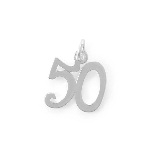 Fifty Rocks! "50" Charm freeshipping - Higher Class Elegance