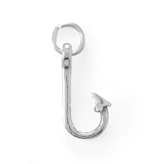 Oxidized Hook Charm freeshipping - Higher Class Elegance
