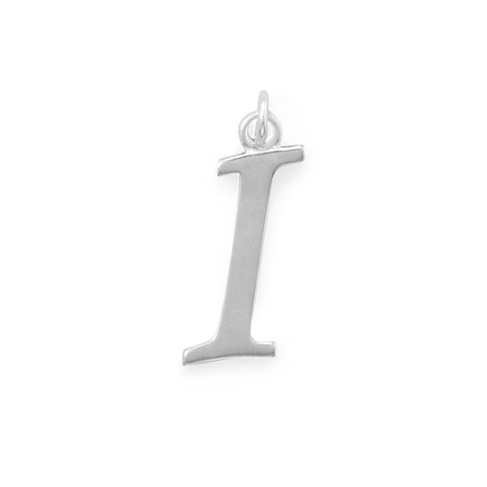 Polished Letter I Initial Pendant freeshipping - Higher Class Elegance