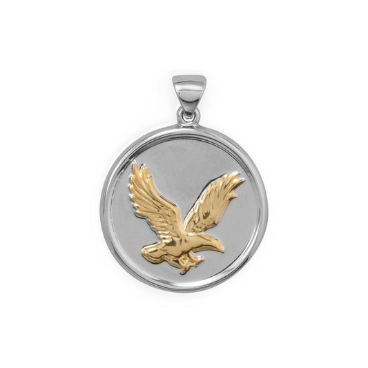 Two Tone Eagle Pendant freeshipping - Higher Class Elegance