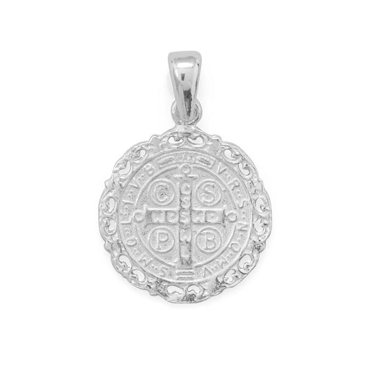Reversible Saint Benedict Pendant freeshipping - Higher Class Elegance