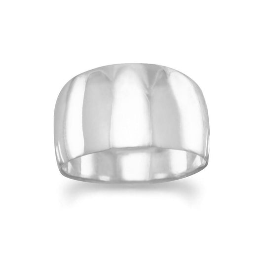 Wide Tapered Polished Ring freeshipping - Higher Class Elegance