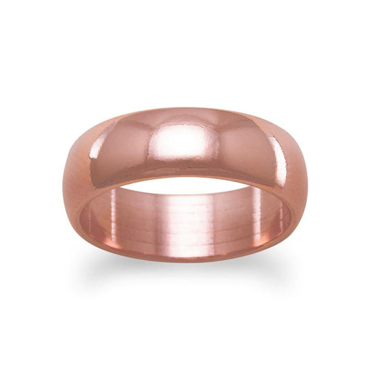 6mm Solid Copper Ring freeshipping - Higher Class Elegance
