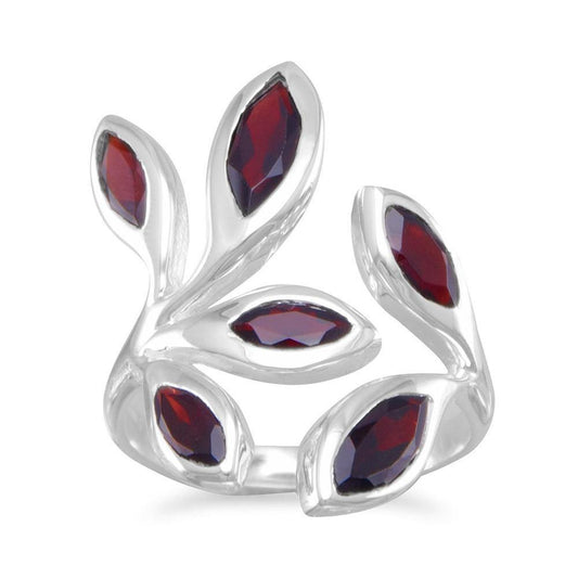 Wrap Around Garnet Ring freeshipping - Higher Class Elegance