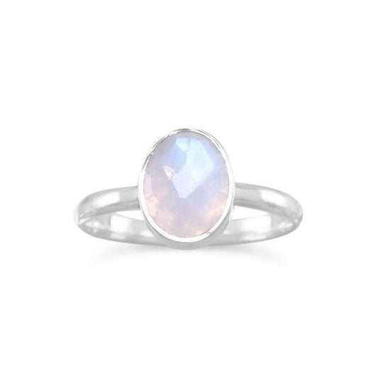 Must Have Moonstone! Faceted Moonstone Ring freeshipping - Higher Class Elegance
