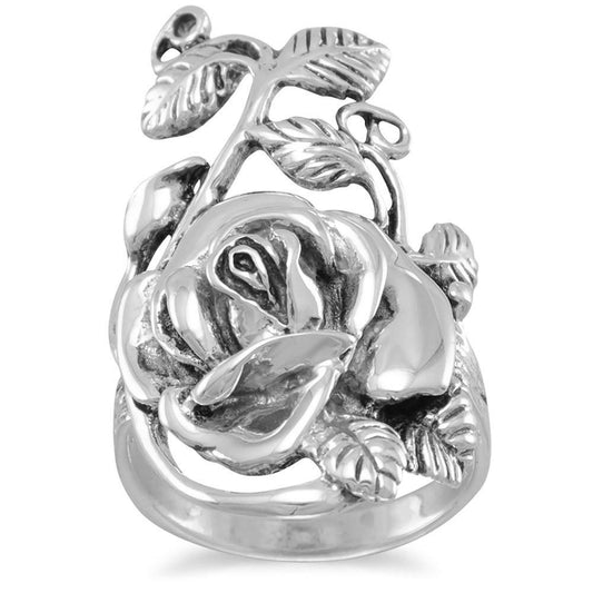 Oxidized Rose Ring freeshipping - Higher Class Elegance