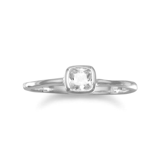 Square Clear CZ Ring freeshipping - Higher Class Elegance