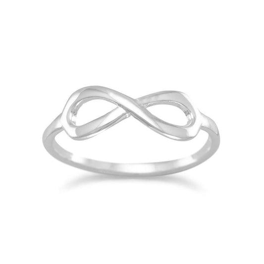 "I Am Infinite!" Polished Infinity Ring freeshipping - Higher Class Elegance