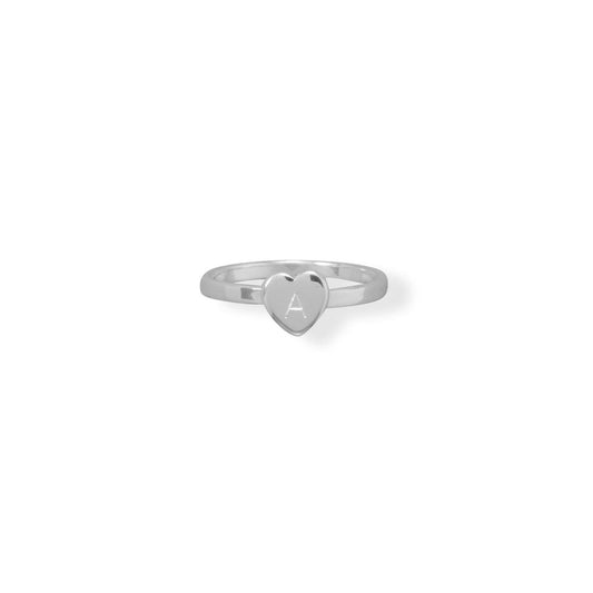 Small Polished Heart Ring freeshipping - Higher Class Elegance