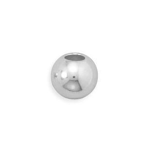 8mm Sterling Silver Bead with 4mm Hole freeshipping - Higher Class Elegance