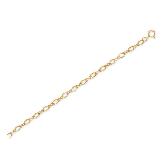 9"+1" 14/20 Gold Filled Figure 8 Chain Anklet freeshipping - Higher Class Elegance