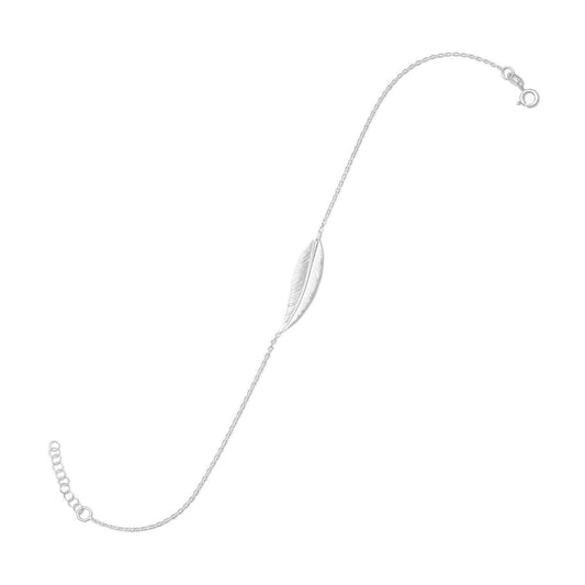9" + 1" Sideways Feather Anklet freeshipping - Higher Class Elegance