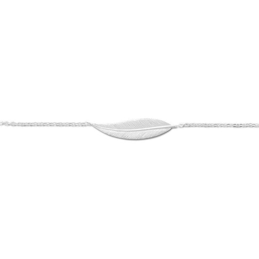 11" + 1" Sideways Feather Anklet freeshipping - Higher Class Elegance