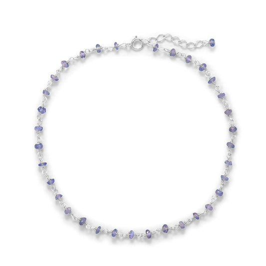Lavender Love! Tanzanite Anklet freeshipping - Higher Class Elegance