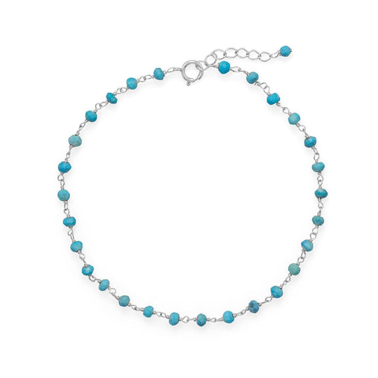 Blue Sea! Turquoise Anklet freeshipping - Higher Class Elegance