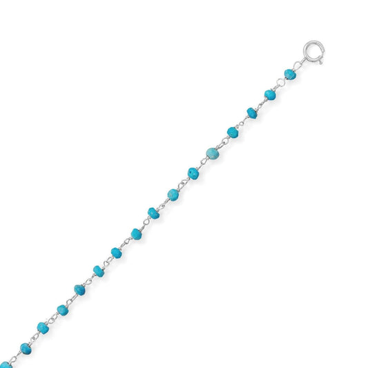 Blue Sea! Turquoise Anklet freeshipping - Higher Class Elegance