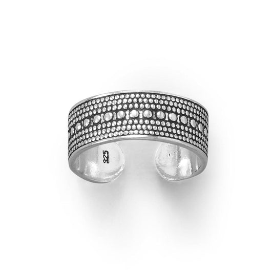 Oxidized Bead Design Toe Ring freeshipping - Higher Class Elegance