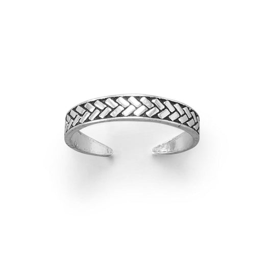 Wheat Design Oxidized Toe Ring freeshipping - Higher Class Elegance