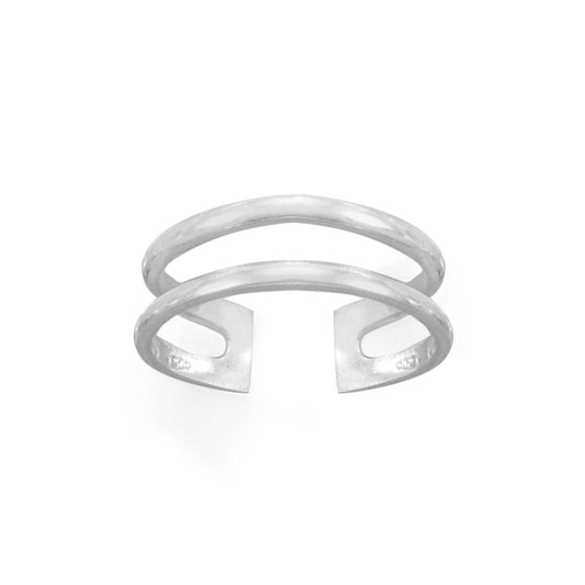 Polished Double Row Toe Ring freeshipping - Higher Class Elegance