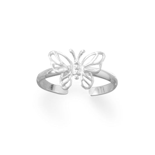 Pretty Butterfly Toe Ring freeshipping - Higher Class Elegance