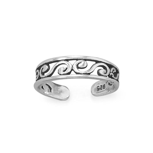 Swirly Twirly Toe Ring freeshipping - Higher Class Elegance